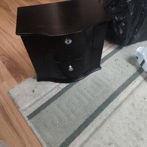 Black Wooden Jewelry Box